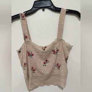 Forever 21 floral tank size medium